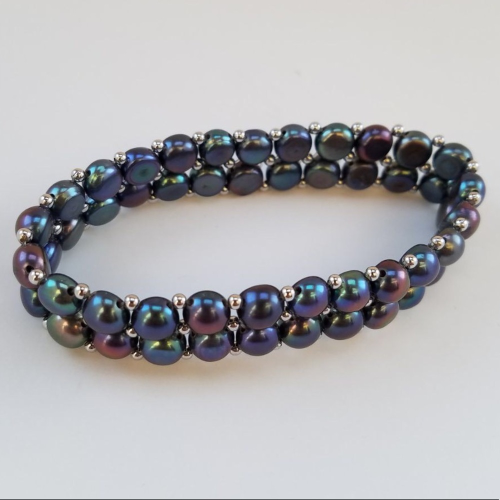 🎋Double Strand Bracelet - Peacock Blue🎋